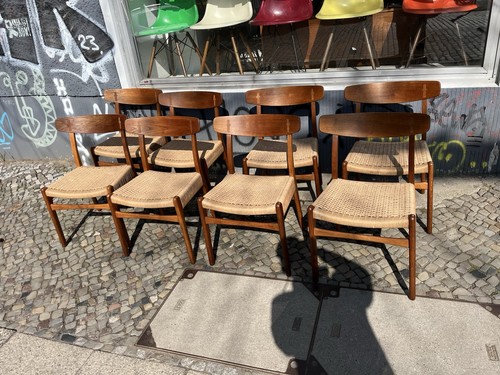 6xhans wegner stühle - wegner,