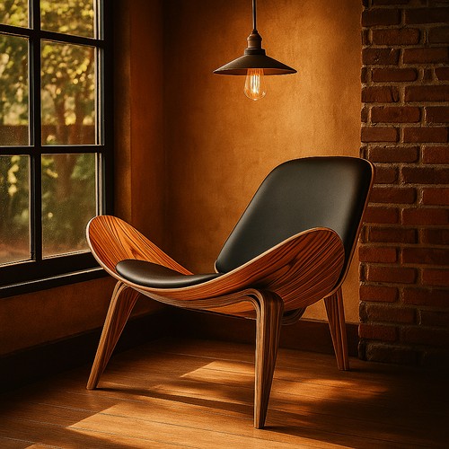 Klassischer shell chair lounge - chair,