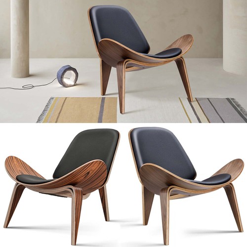 Hans wegner style shell chair - wegner,
