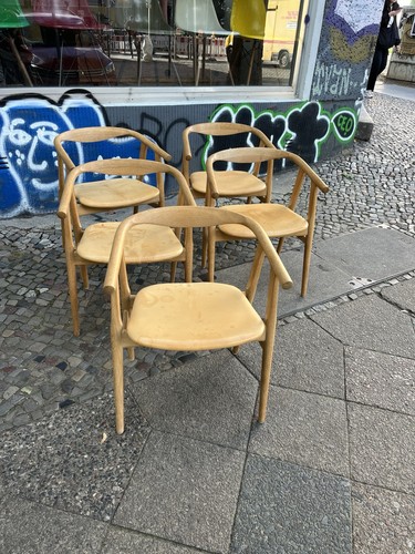 Hans wegner chair holzgestell - chair,